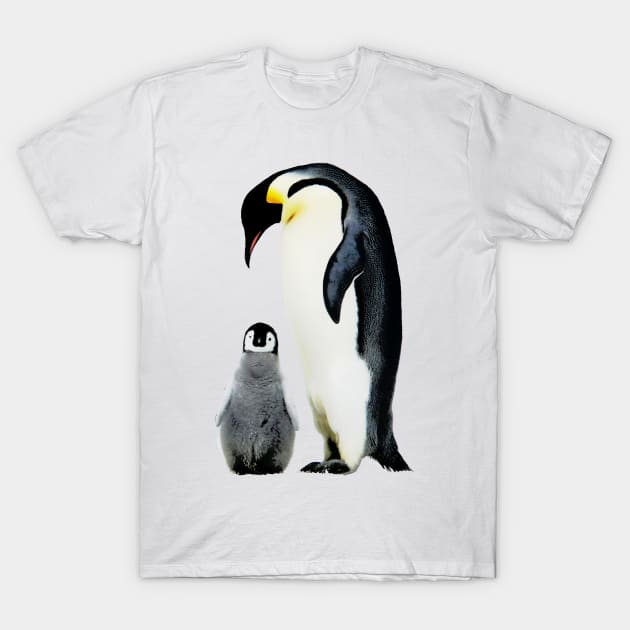 Emperor Penguins T-Shirt by RandomArtHouse